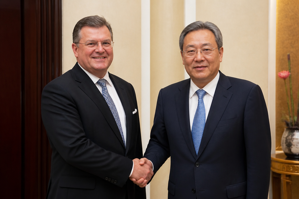 EU-handelschef zegt Chinese minister: status quo in handel geen optie