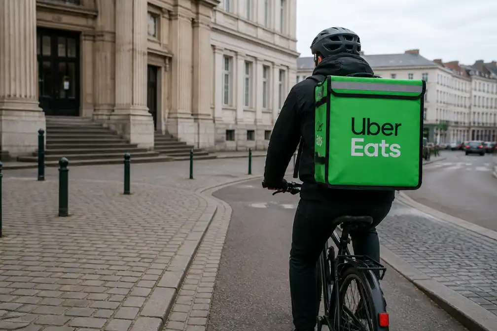 Brusselse rechtbank: Uber Eats-koeriers waren zelfstandigen