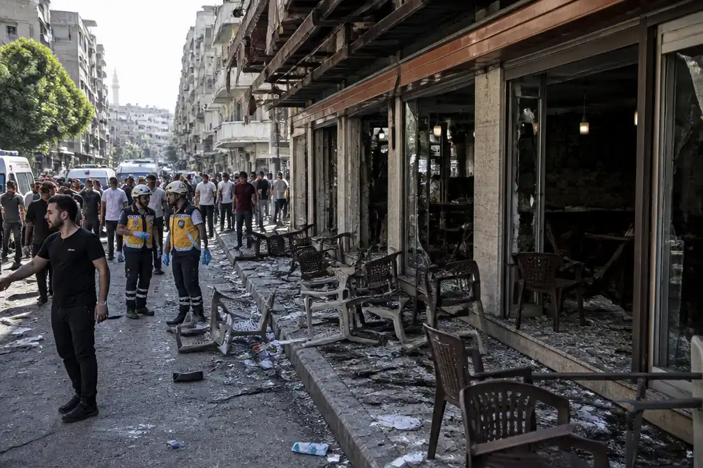 Bomaanslag in café Damascus eist minstens 5 doden, 16 gewonden