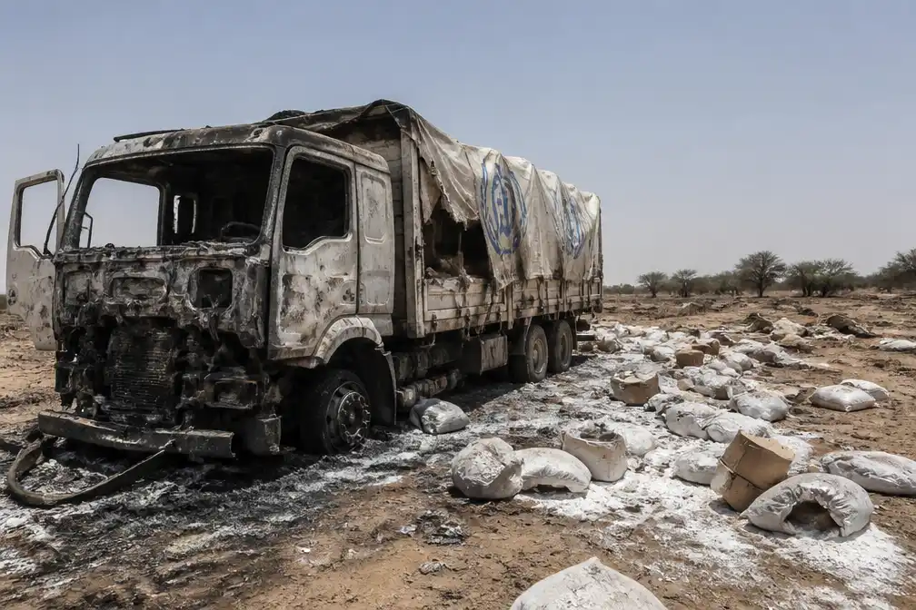 VN-hulptruck aangevallen met drone in West-Darfur, 50 ton hulpgoederen verloren
