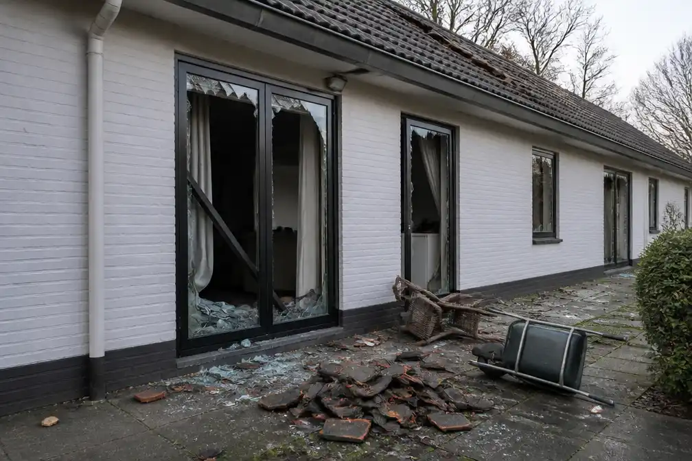 Zes jongens vernielen vakantiehuis in Tilburg, tienduizenden euro's schade