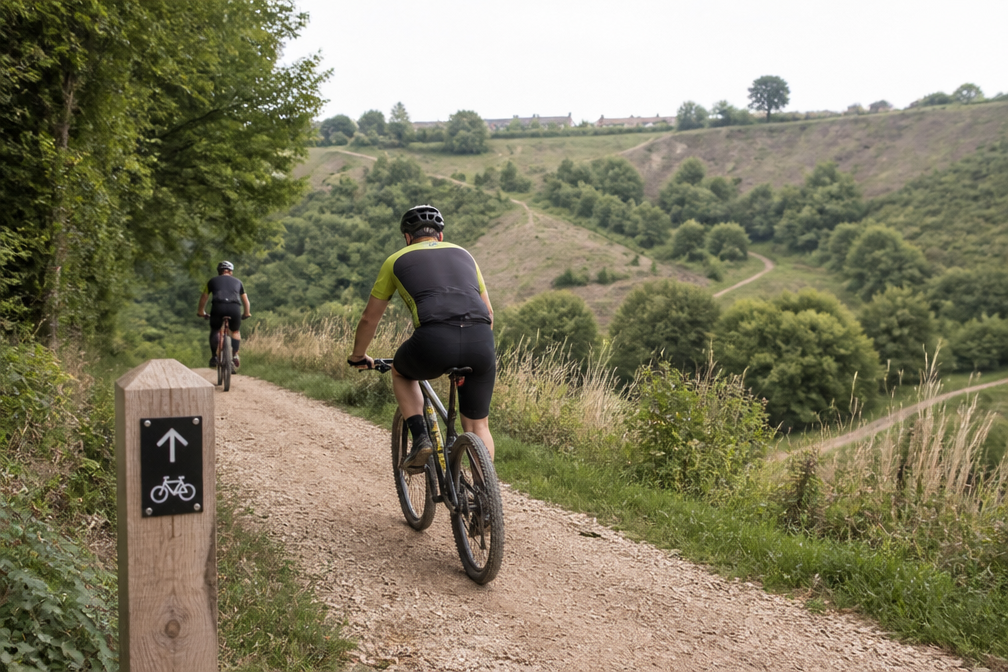 Nieuwe 33 km lange mountainbikeroute opent over voormalige stort in Eijsden en Voeren