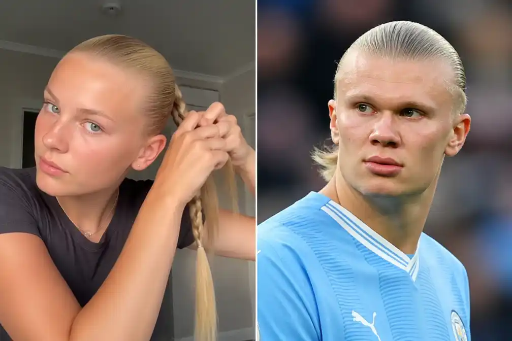 Haarstylingvideo van Haaland-dubbelganger gaat viraal; ster reageert