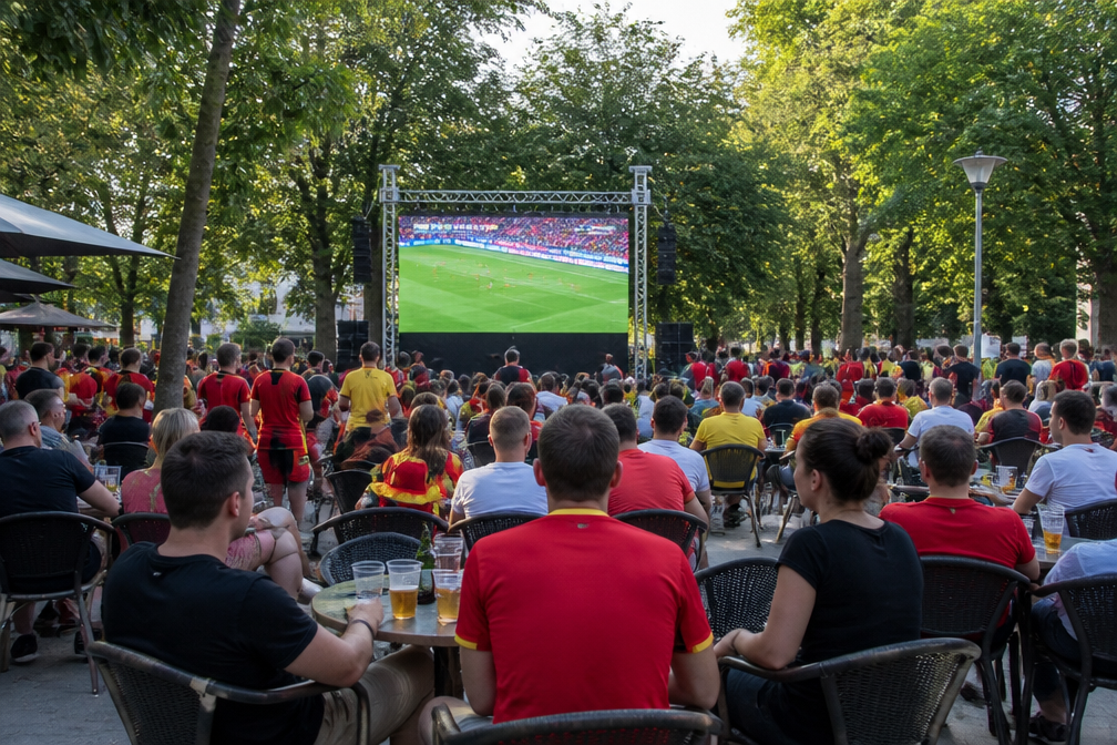 Mechelen plaatst extra groot scherm in Kruidtuin voor kwartfinale Rode Duivels