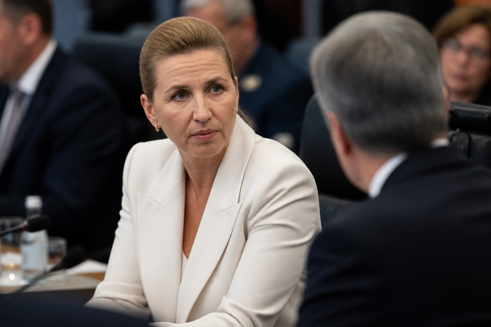 Deense premier herhaalt op NAVO-top dat Groenland niet te koop is