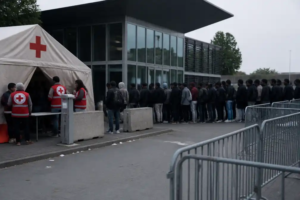 Rode Kruis stopt hulp op voorterrein Ter Apel om veiligheid