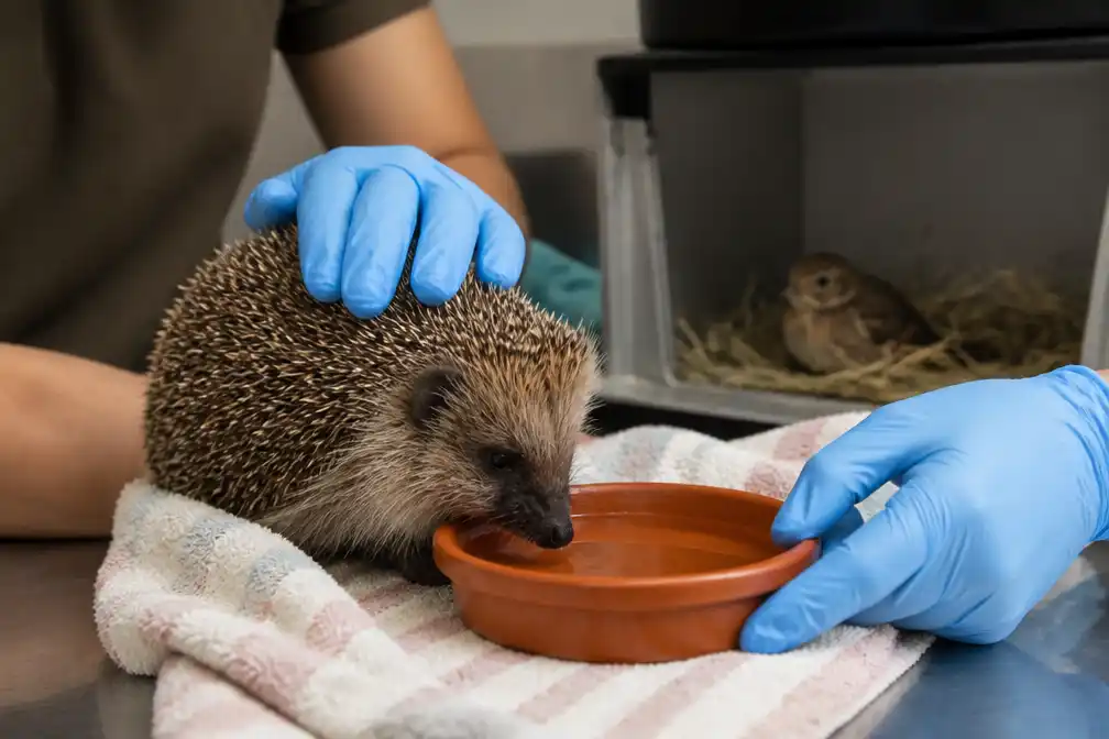 Egel- en vogelopvang overvol door dieren in nood door hitte en droogte