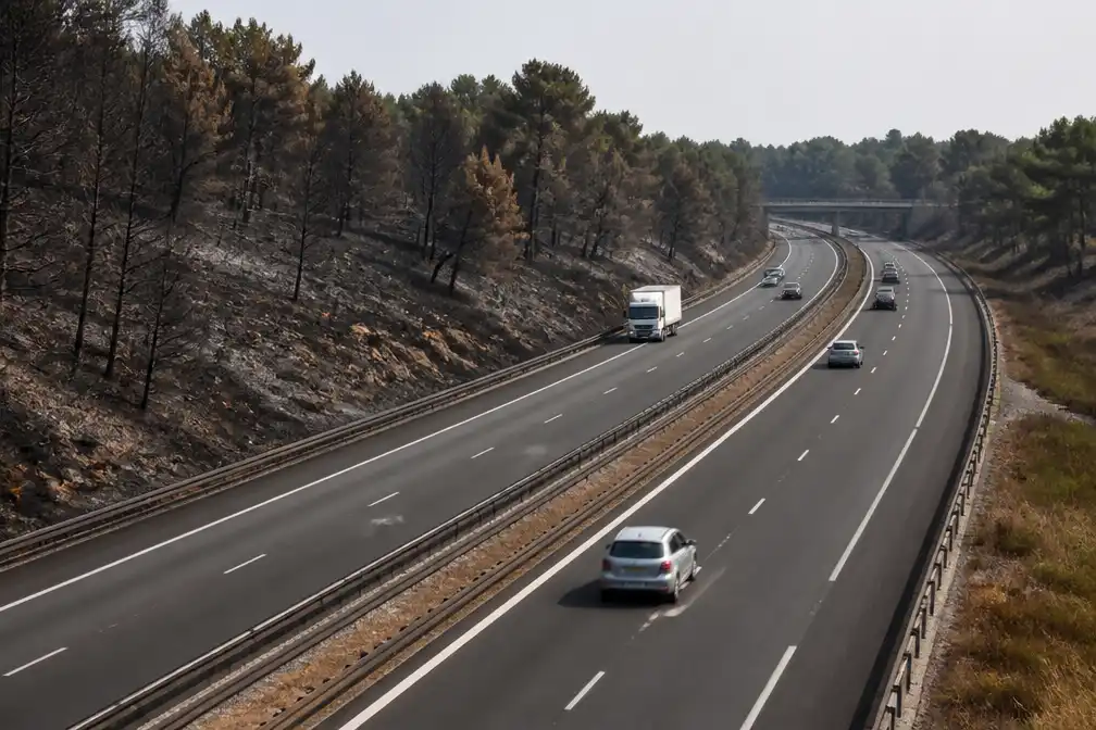 Route du Soleil gedeeltelijk heropend na natuurbrand bij Fontainebleau