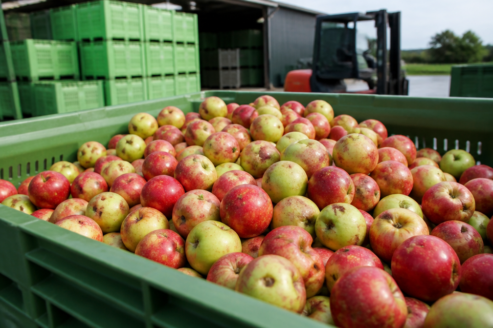 Half miljoen verhagelde appels krijgen tweede leven als appelsap in België