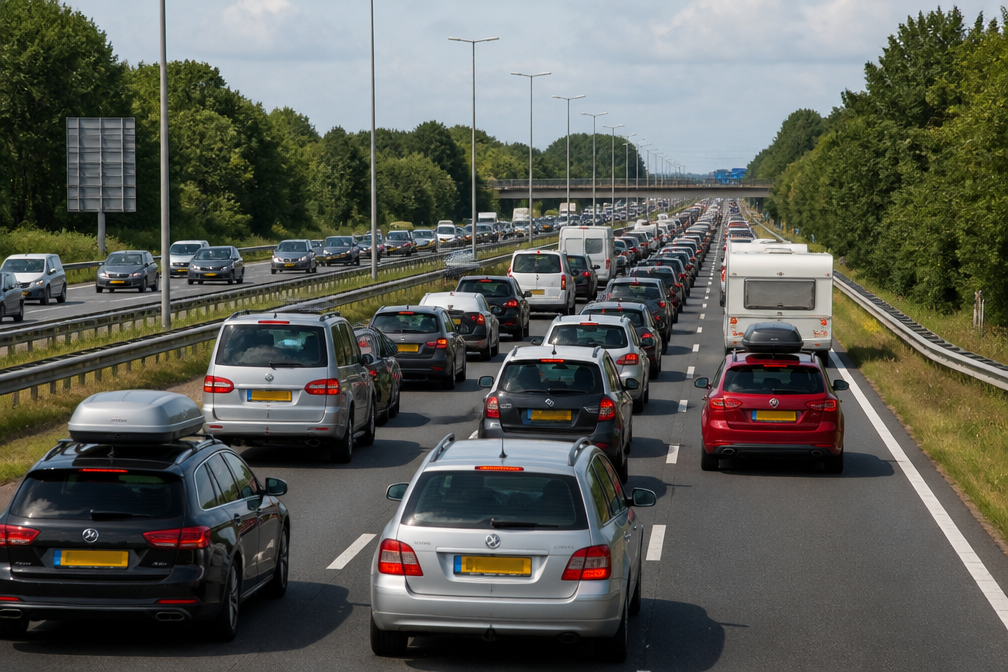 Zomervakantie zorgt voor 433 km file op derde vrijdag op rij in Nederland