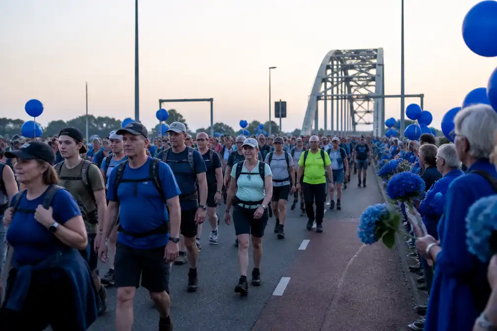 108e Nijmeegse Vierdaagse van start gegaan met 50 km-wandelaars om 4 uur