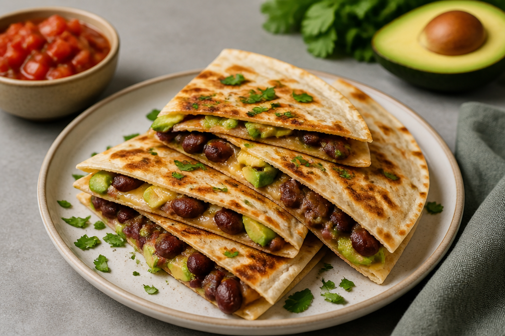 Regionale Nederlandse kranten publiceren vegetarisch quesadilla recept