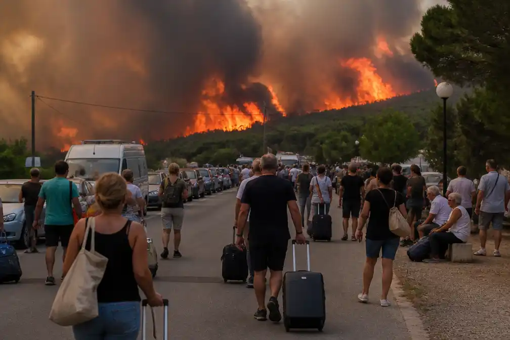 Meer dan 340.000 geëvacueerd door bosbranden in Frankrijk en Spanje