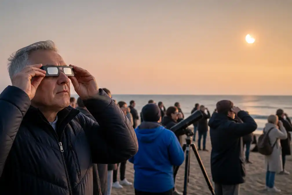 Sterrenwachten brengen zonsverduistering op 12 augustus naar strand en stad