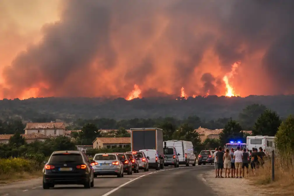 Bosbranden naderen Bordeaux, Macron roept crisisbijeenkomst bijeen