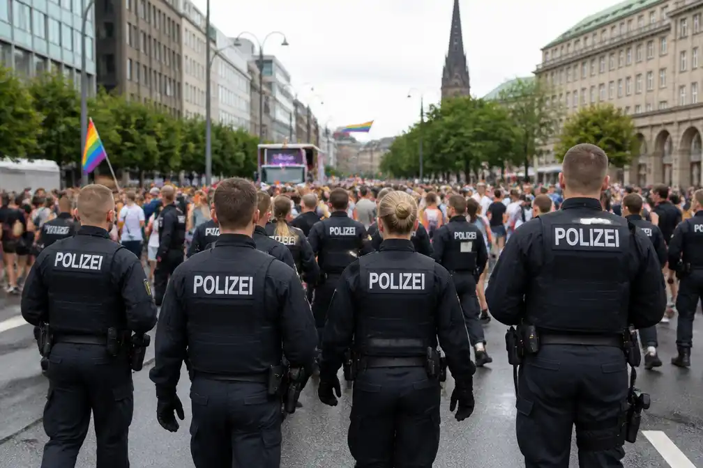 Meer politie bij Pride-bijeenkomst Hamburg na aanslag Berlijn