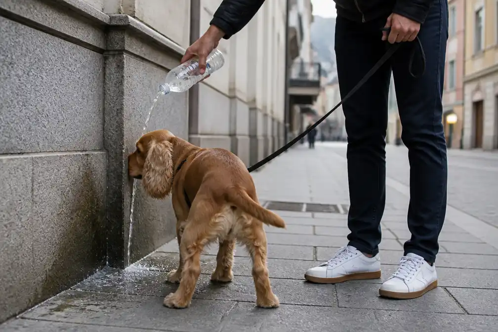 Hondenbezitters in Zwitsers Chiasso riskeren boete voor niet naspoelen van urine