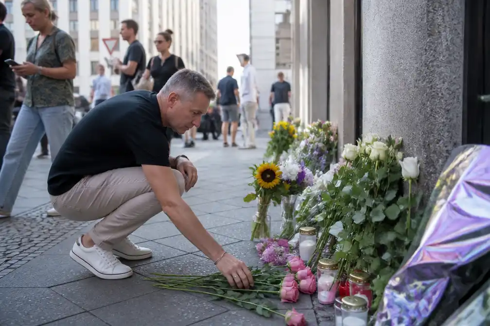 Eindhoven Pride-kartrekker legt bloemen bij plek aanslag Berlijn