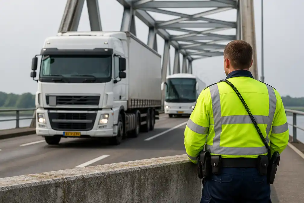 Bijna 100 boetes voor vrachtwagens op verzwakte Merwedebrug sinds 25 juli
