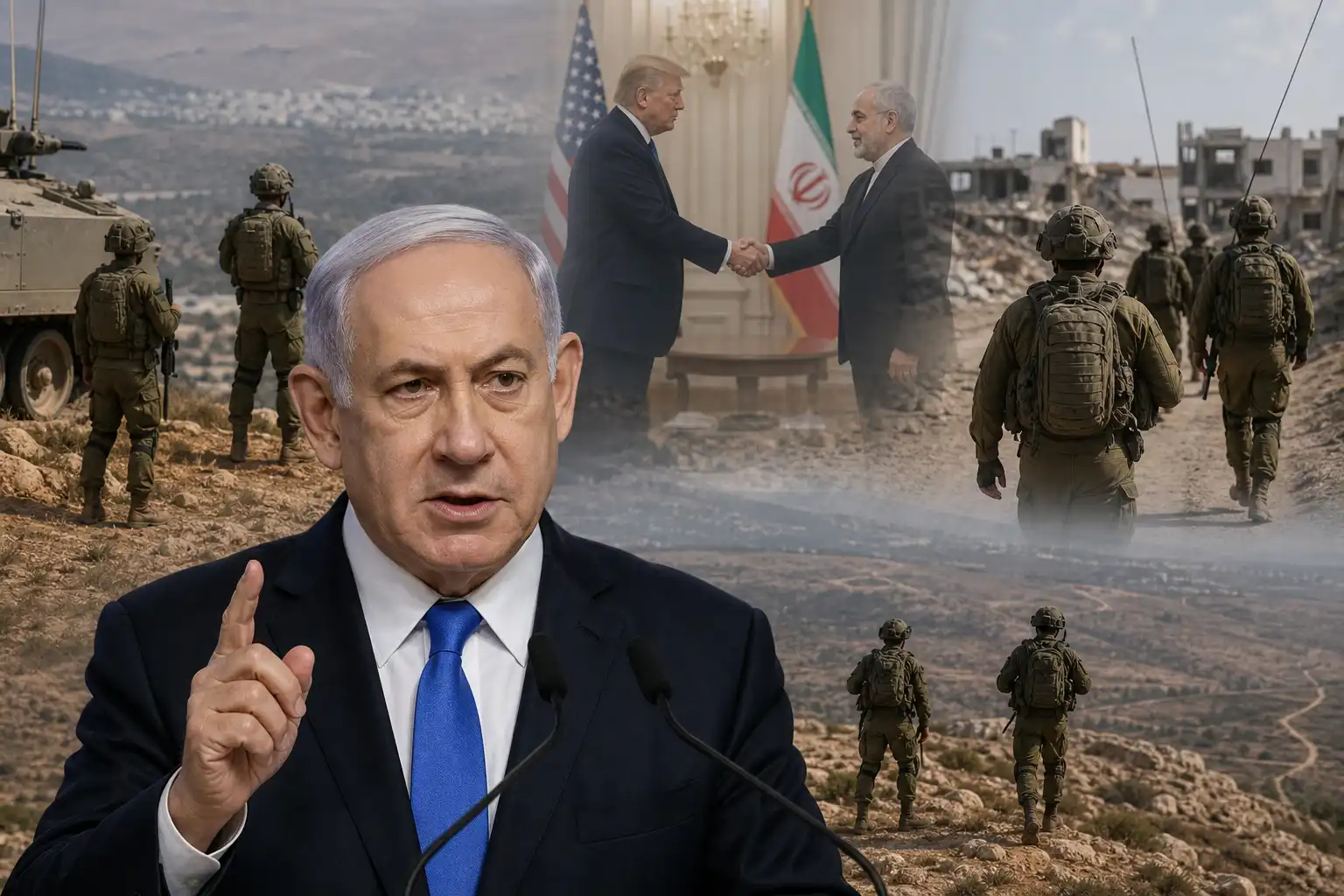 Netanyahu: Israël blijft in Libanon, Gaza en Syrië zo lang als nodig